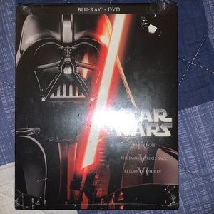 Star Wars still in plastic 3 dvd blu-ray box set